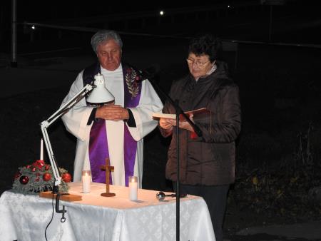 Blagoslov adventno-božičnega drevesa na Razkrižju 2